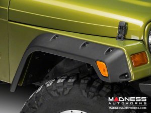 Jeep Wrangler TJ All Terrain Fender Flare Kit - 4.75" - 4 Piece
